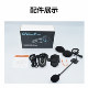 Amu motorcycle full face helmet bluetooth intercom headset