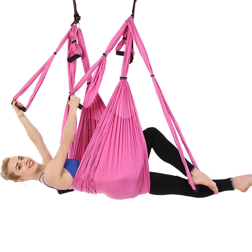 Подвеска Air Yoga Home Home Beginner Accessories Accessories Фиксированный диск, кровать, цветная ткань, давая учебное пособие по средней йоге