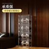 6-sided high transparency! Figure display cabinet with lights