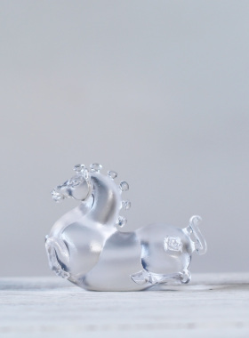 琉璃唐马茶宠小摆件道配件用品