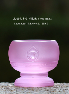 古法琉璃梵华烛台佛前供奉