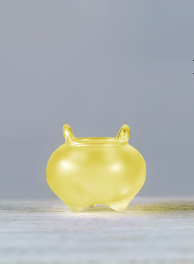 琉璃小香炉宣德炉摆件佛具用品