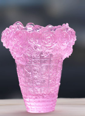 琉璃花瓶新年吉祥礼品摆件