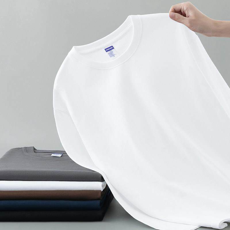 260美式长袖t恤男秋冬内搭打底衫宽松纯色秋衣圆领T恤0120k,淘宝优惠券,粉丝福利购,淘宝优惠卷