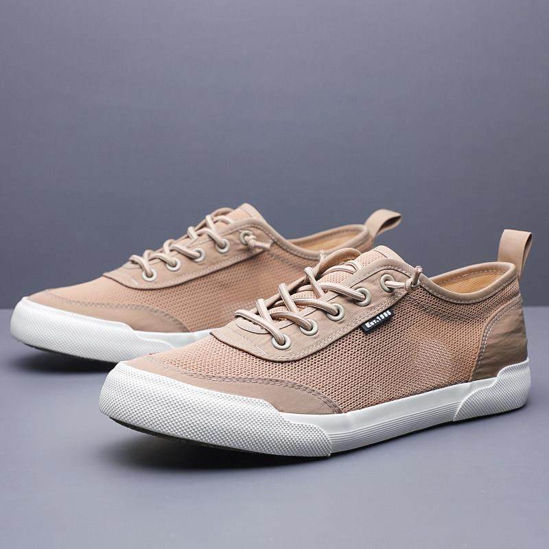 春秋潮男网布鞋子透气网面帆布鞋男士潮流百搭休闲网面鞋软0123z,淘宝优惠券,粉丝福利购,淘宝优惠卷