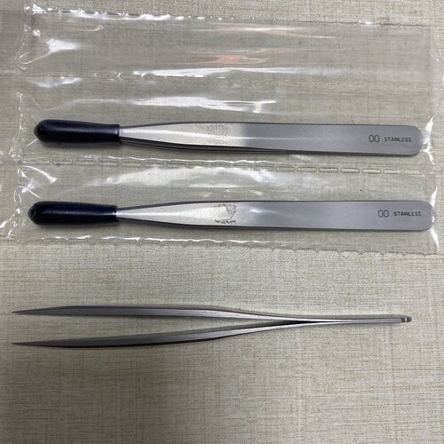 瑞士REGINE皇冠超级尖锐型不锈钢镊子5号5F号INOX STAINLESS/ANTI - 图1