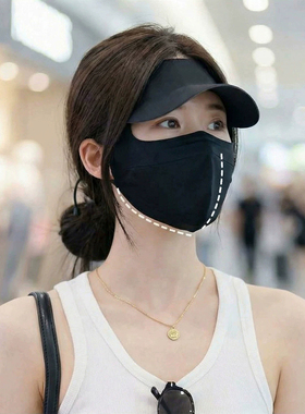 夏季冰丝全脸防晒面罩女款透气
