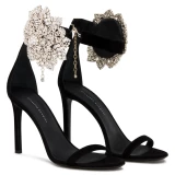 Giuseppe Zanotti Изысканные женские босоножки GZ со стразами и туфли на высоком каблуке