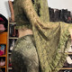 Retro Forest Green Lace Bell Sleeve Cardigan