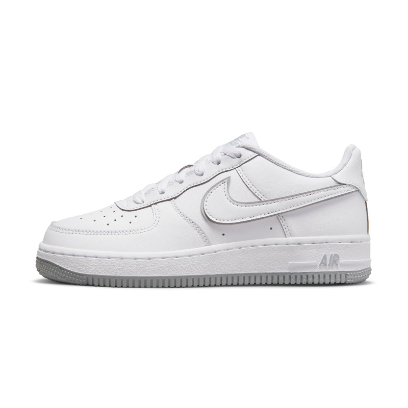 Nike/耐克 Air Force 1 Low AF1白灰 GS女子低帮板鞋 DX5805-100 - 图3