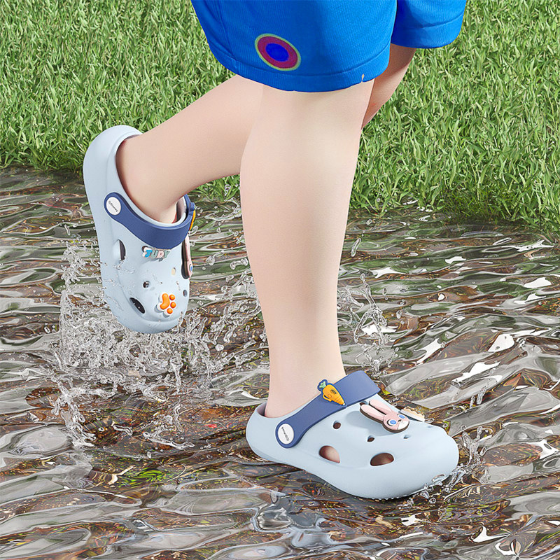 阿鲁丸儿童洞洞鞋女童夏季新款防滑迪士尼朱迪兔小孩凉拖鞋外穿,淘宝优惠券,粉丝福利购,淘宝优惠卷