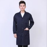 Демисезонный длинный нагрудник для работы, белый износостойкий лонгслив, рабочая одежда, делается под заказ