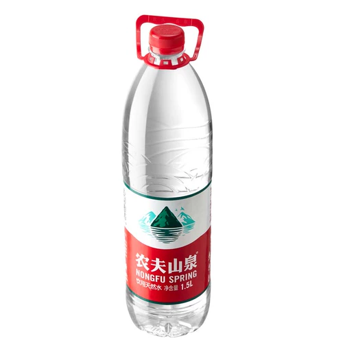 Nongfu Mountain Spring Натуральная питьевая вода 1,5 л*12 бутылок с полной коробкой большой бутылка минеральной воды Семейная Упаковка воды Случайное распределение