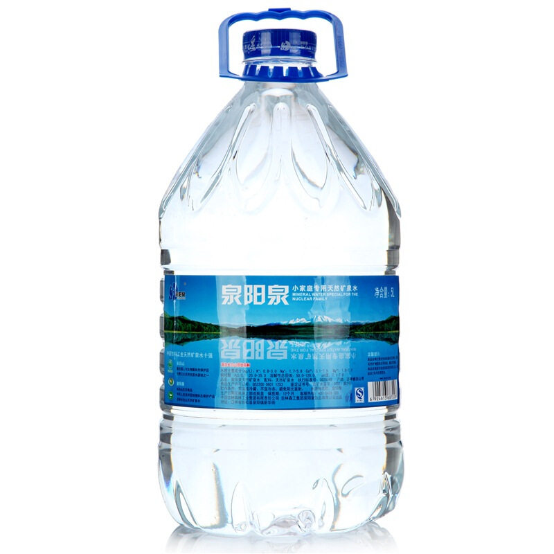 泉阳泉天然矿泉水5L*4桶 长白山天泉饮用水大桶水整箱 北京包邮