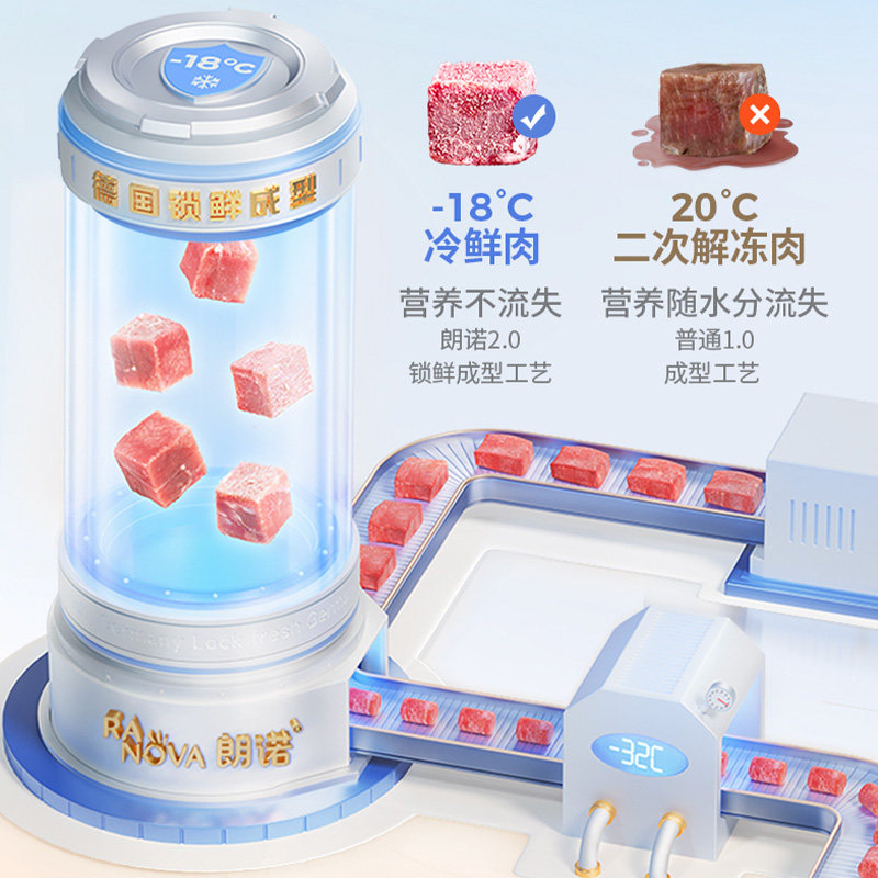 朗诺主食冻干猫主粮鸡肉三文鱼兔肉口味猫粮150g*9袋,淘宝优惠券,粉丝福利购,淘宝优惠卷