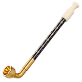 汉匠 Мужская латунная старомодная курительная трубка ручной работы, мундштук