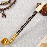 汉匠 Мужская латунная старомодная курительная трубка ручной работы, мундштук