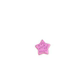 Five-pointed purple star cookie cake decoration ornaments
