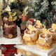 Merry Christmas English Plaque Gingerbread Man Cookies