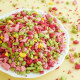 Colorful biscuit crumb cake decoration commercial ingredients