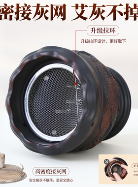 红砭石火龙罐国风浮雕盘龙罐器具