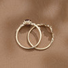 VINCARRY 18K gold colored treasure ring women's light luxury niche ring customization