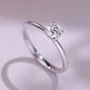 VINCARRY 18K gold four-prong cultured diamond ring