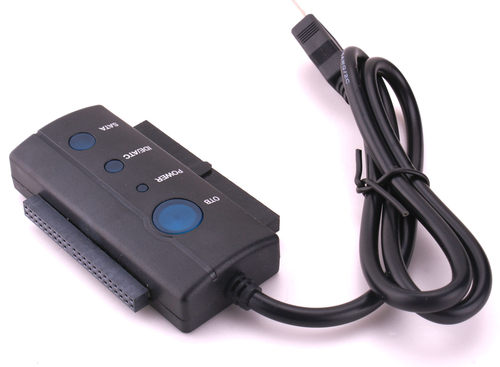 新旧串口并口USB3.0双头2.5寸3.5寸IDE/SATA三用硬盘易驱转接线盒 - 图0