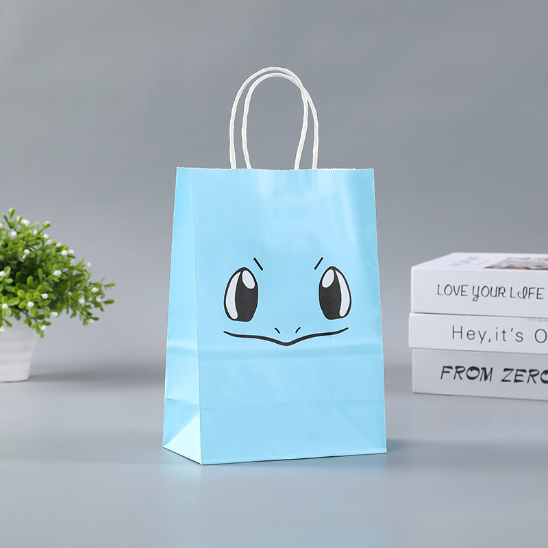 创意宝可梦印花儿童生日礼物包装袋 小号便携礼品袋 - 图2