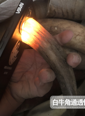 实心刀柄雕刻印章毛料佛珠牦牛角