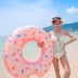 Creative Kids Bird Donut Gradient Màu Áo tắm Trẻ em Nữ Biển Nước Tắm Cô Gái - Cao su nổi