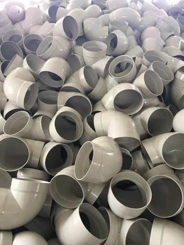 pp90°度塑料弧形弯头通风管道大月弯耐酸防腐承插口110 160 200 - 图0