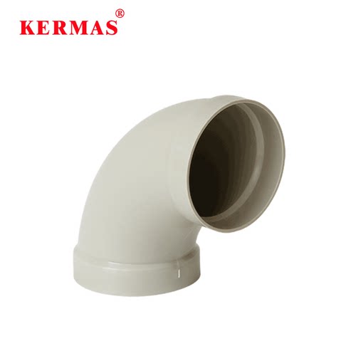 pp90°度塑料弧形弯头通风管道大月弯耐酸防腐承插口110 160 200 - 图3