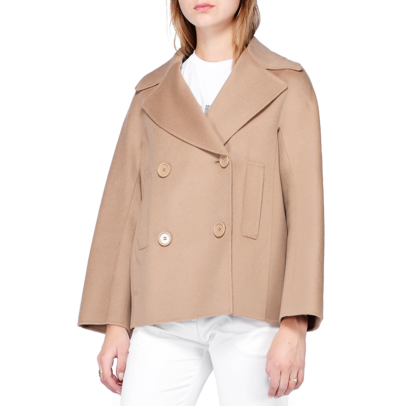 maxmara短款20年新款高端羊毛大衣 KG海外毛呢外套