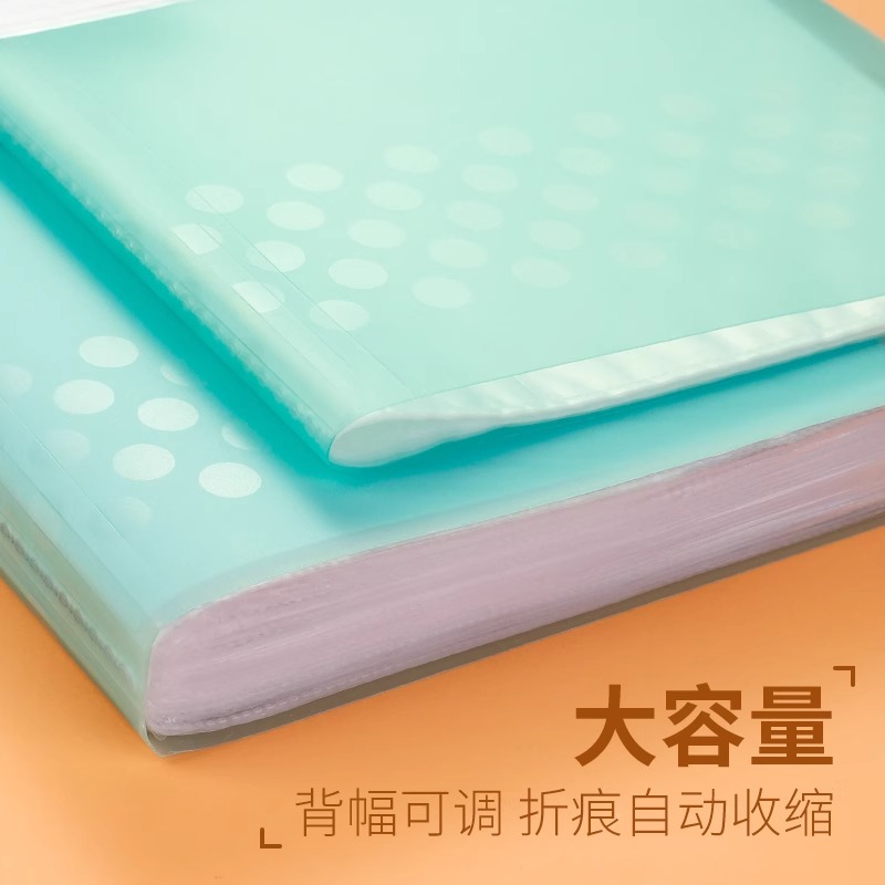 【A4资料册】日本国誉插页多层文件袋翻页KOKUYO高中学生试卷收纳卷子孕妇b超病例产检袋整理检查单孕期袋子 - 图2