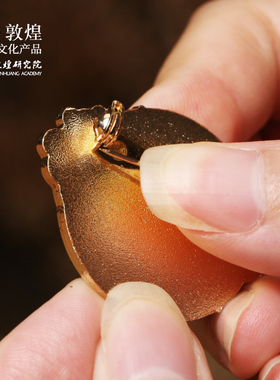 敦煌研究院形色敦煌金属胸针