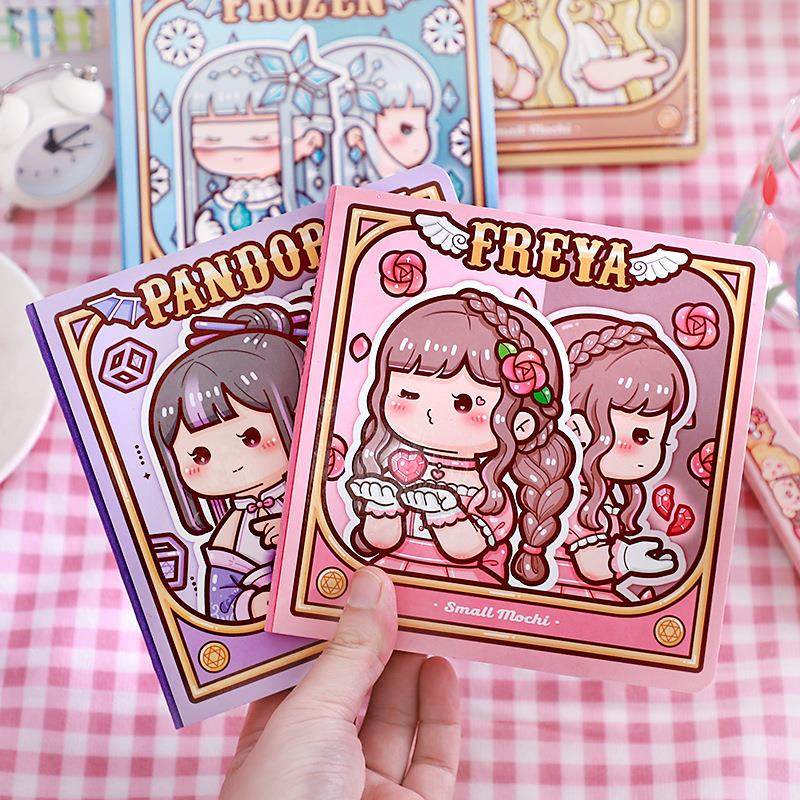 小麻薯方方本手账本魔法系列少女心复古手帐本文艺精致手杖方格本,淘宝优惠券,粉丝福利购,淘宝优惠卷