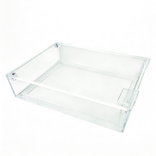 开门加锁亚克力盒开关面板防水透明保护盒急停按钮设备防护罩定制 - 图3