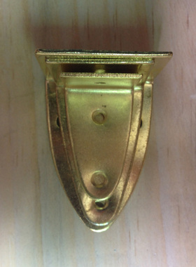 五金加厚型金色大号画托平托十字绣油画框画框高质量画托五金挂钩