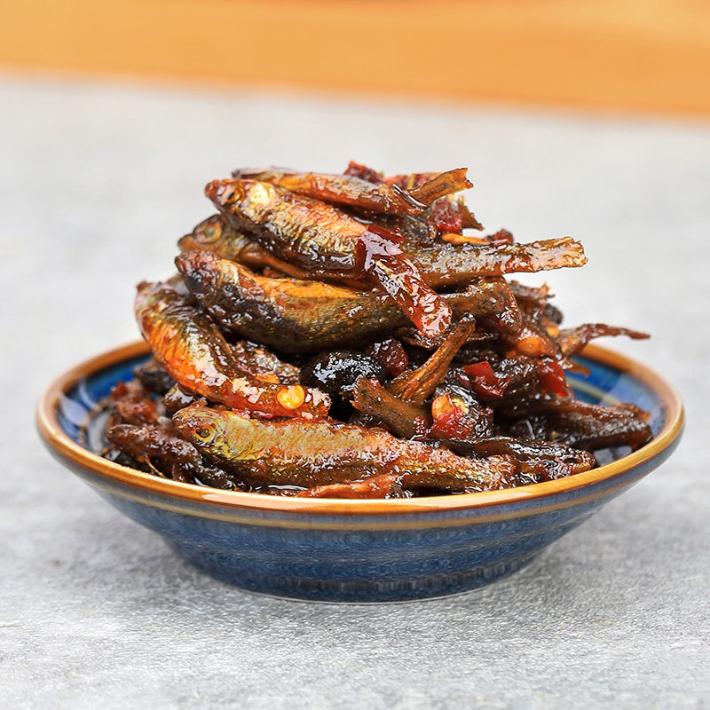 [田野故事]湖南特产香辣火焙鱼辣椒酱小鱼仔下饭菜豆豉鱼干零食,淘宝优惠券,粉丝福利购,淘宝优惠卷