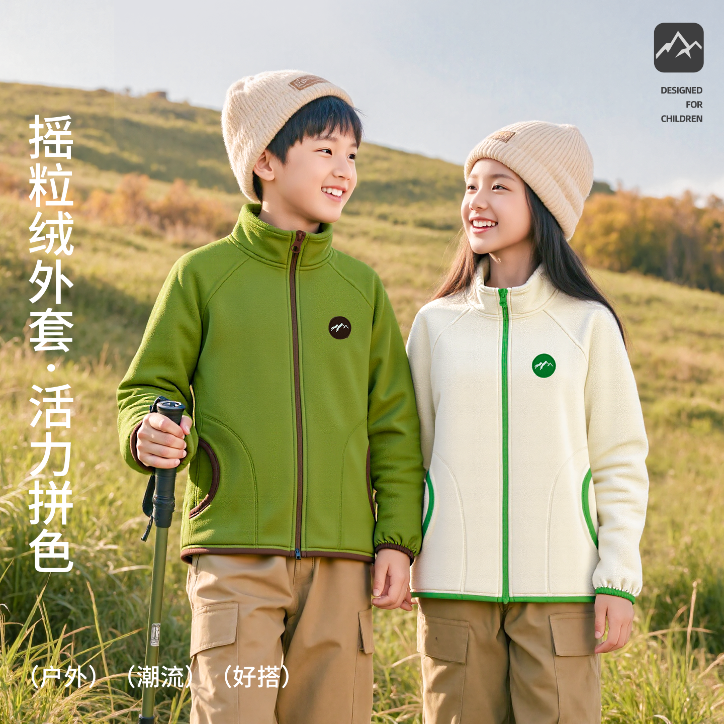 巴布豆童装男童春套装2026新款儿童摇粒绒外套休闲男孩运动裤春装,淘宝优惠券,粉丝福利购,淘宝优惠卷