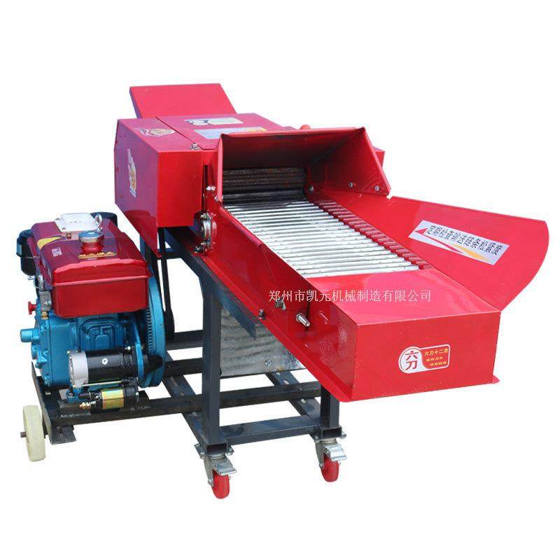 款铡草揉丝机家用干湿两用卧式养殖羊柴油机玉米秸秆粉碎机切草机,淘宝优惠券,粉丝福利购,淘宝优惠卷