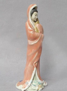 陶瓷石湾公仔仕女四大美人工艺品