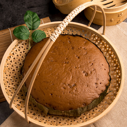 正宗龙游红糖发糕溪口黄姐农家手工自制传统特产点心美食1000g/个 - 图0