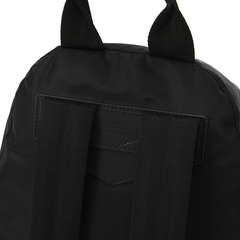 【礼物低至5折】Moschino/莫斯奇诺  男士徽标印花双肩包,淘宝优惠券,粉丝福利购,淘宝优惠卷