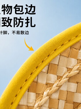 农民老式大檐麦秆防晒草帽男女户外劳动儿童遮阳超大加宽下地干活