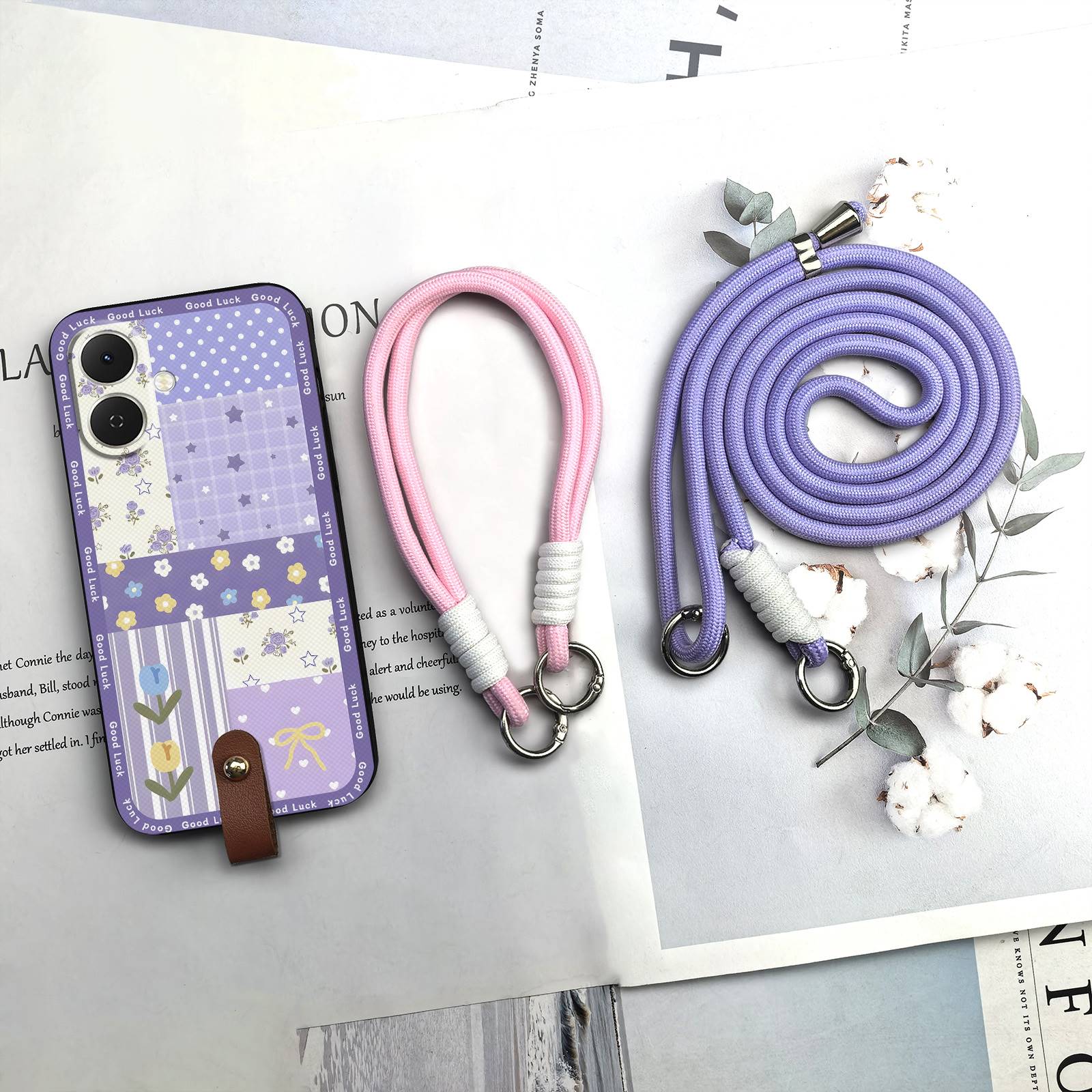 适用Tecno Spark GO2/传音POP10 4G手机壳双色情侣全包边创意 - 图2