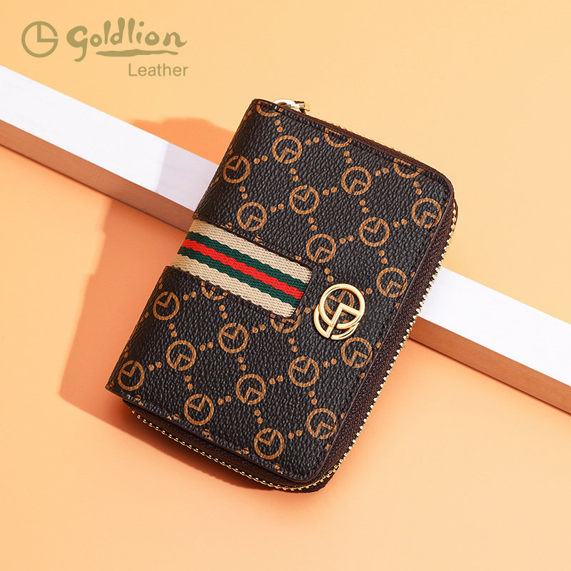 金利来正品2020新款卡包印花零钱包 金利来一品仓卡包