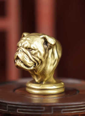 全铜斗牛犬摆件装饰品