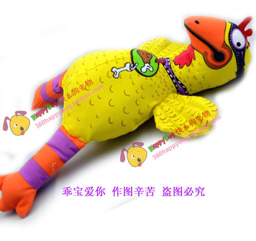 包邮大号玩具超级大鳄鱼美国FatCat发声耐咬帆布狗狗玩具磨牙大犬 - 图3